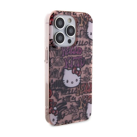 Hello Kitty IML Tags Graffiti - Etui iPhone 15 Pro Max (różowy) Hello Kitty IML Tags Graffiti - Etui iPhone 15 Pro Max (różowy)