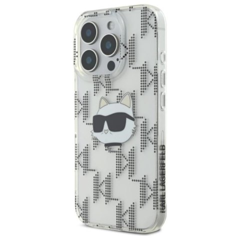 Karl Lagerfeld IML Choupette Head Electroplated - Etui iPhone 16 Pro (przezroczysty) Karl Lagerfeld IML Choupette Head Electroplated - Etui iPhone 16 Pro (przezroczysty)