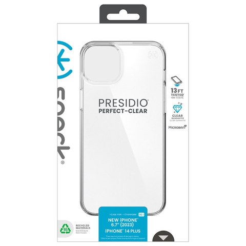 Speck Presidio Perfect-Clear - Etui iPhone 15 Plus / iPhone 14 Plus (Clear) Speck Presidio Perfect-Clear - Etui iPhone 15 Plus / iPhone 14 Plus (Clear)
