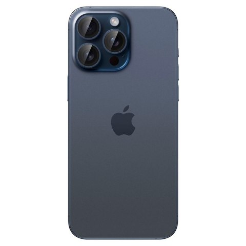 Spigen Optik Pro GLAS.TR EZ Fit Camera Protector 2-Pack - Szkło ochronne na obiektyw do iPhone 15 Pro / 15 Pro Max / iPhone 14 P Spigen Optik Pro GLAS.TR EZ Fit Camera Protector 2-Pack - Szkło ochronne na obiektyw do iPhone 15 Pro / 15 Pro Max / iPhone 14 P