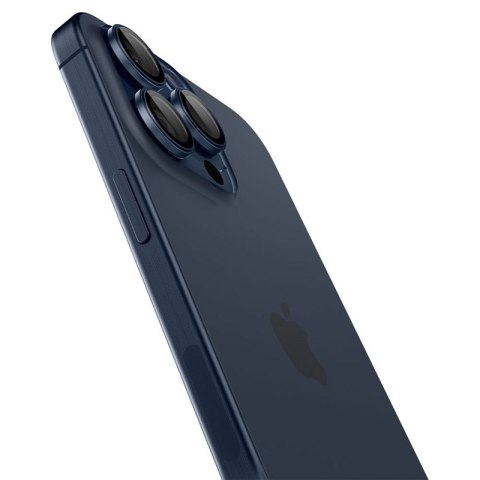 Spigen Optik Pro GLAS.TR EZ Fit Camera Protector 2-Pack - Szkło ochronne na obiektyw do iPhone 15 Pro / 15 Pro Max / iPhone 14 P Spigen Optik Pro GLAS.TR EZ Fit Camera Protector 2-Pack - Szkło ochronne na obiektyw do iPhone 15 Pro / 15 Pro Max / iPhone 14 P