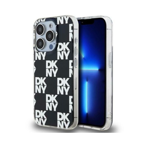 DKNY IML Checkered Mono Pattern - Etui do iPhone 15 Pro Max (czarny) DKNY IML Checkered Mono Pattern - Etui do iPhone 15 Pro Max (czarny)