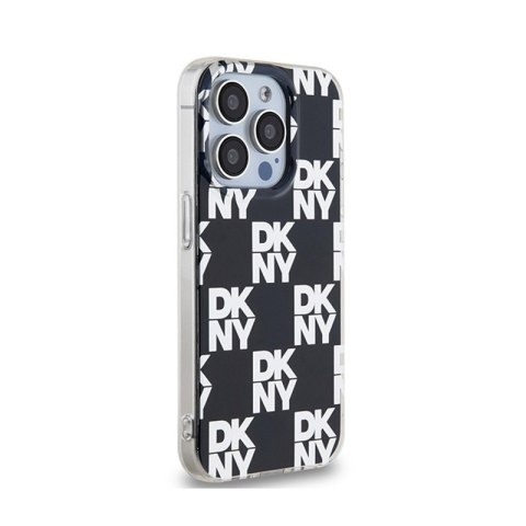 DKNY IML Checkered Mono Pattern - Etui do iPhone 15 Pro Max (czarny) DKNY IML Checkered Mono Pattern - Etui do iPhone 15 Pro Max (czarny)