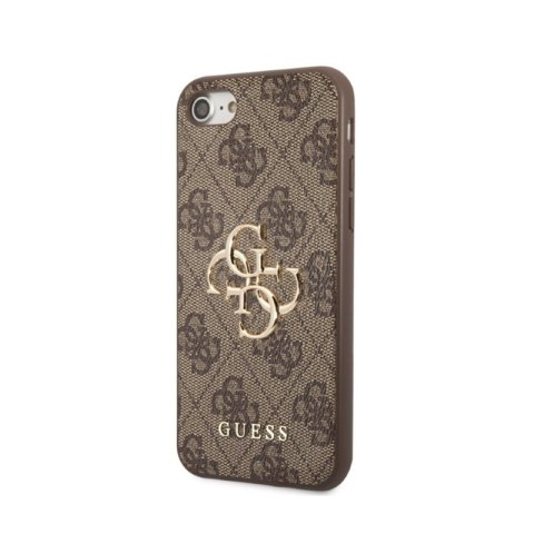 Guess 4G Big Metal Logo - Etui iPhone SE (2022/2020) / 8 / 7 (Brązowy) Guess 4G Big Metal Logo - Etui iPhone SE (2022/2020) / 8 / 7 (Brązowy)