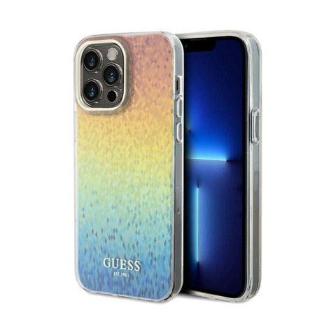 Guess IML Faceted Mirror Disco Iridescent - Etui iPhone 13 Pro Max (Iridescent) Guess IML Faceted Mirror Disco Iridescent - Etui iPhone 13 Pro Max (Iridescent)