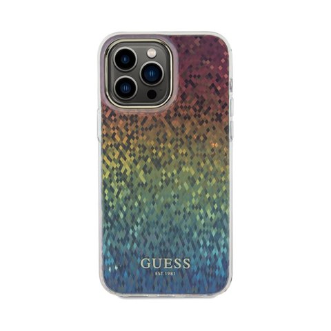 Guess IML Faceted Mirror Disco Iridescent - Etui iPhone 13 Pro Max (Iridescent) Guess IML Faceted Mirror Disco Iridescent - Etui iPhone 13 Pro Max (Iridescent)