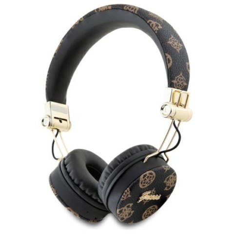 Guess Peony Script Round Shape - Bezprzewodowe słuchawki nauszne Bluetooth ENC (czarny) Guess Peony Script Round Shape - Bezprzewodowe słuchawki nauszne Bluetooth ENC (czarny)