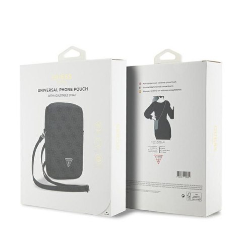 Guess Zip 4G Triangle - Torebka na telefon (czarny) Guess Zip 4G Triangle - Torebka na telefon (czarny)