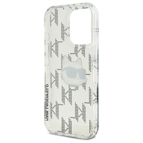 Karl Lagerfeld IML Choupette Head Electroplated - Etui iPhone 16 Pro (przezroczysty) Karl Lagerfeld IML Choupette Head Electroplated - Etui iPhone 16 Pro (przezroczysty)
