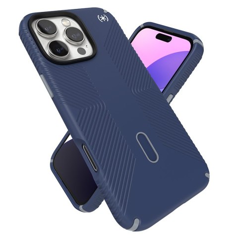 Speck Presidio2 Grip ClickLock & MagSafe - Etui iPhone 16 Pro Max (Coastal Blue / Dust Grey / White) Speck Presidio2 Grip ClickLock & MagSafe - Etui iPhone 16 Pro Max (Coastal Blue / Dust Grey / White)