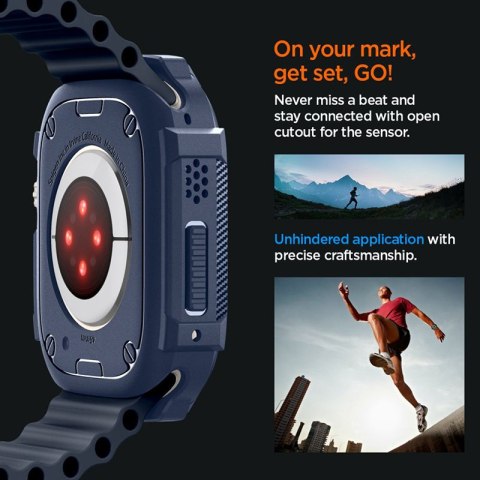 Spigen Rugged Armor - Obudowa do Apple Watch Ultra 1/2 49 mm (Navy Blue) Spigen Rugged Armor - Obudowa do Apple Watch Ultra 1/2 49 mm (Navy Blue)
