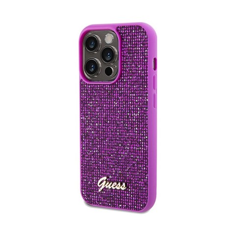 Guess Disco Metal Script - Etui iPhone 14 Pro (fuksja) Guess Disco Metal Script - Etui iPhone 14 Pro (fuksja)