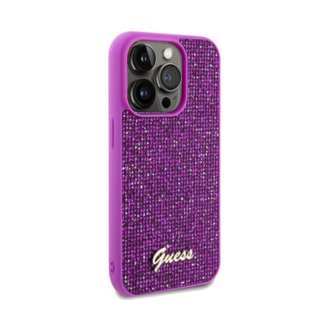 Guess Disco Metal Script - Etui iPhone 14 Pro (fuksja) Guess Disco Metal Script - Etui iPhone 14 Pro (fuksja)