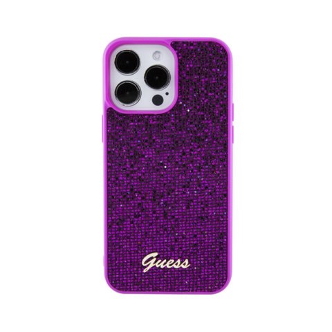 Guess Disco Metal Script - Etui iPhone 15 Pro Max (fuksja) Guess Disco Metal Script - Etui iPhone 15 Pro Max (fuksja)