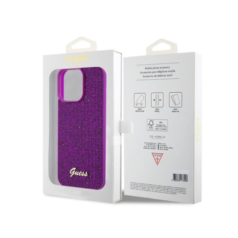 Guess Disco Metal Script - Etui iPhone 15 Pro Max (fuksja) Guess Disco Metal Script - Etui iPhone 15 Pro Max (fuksja)