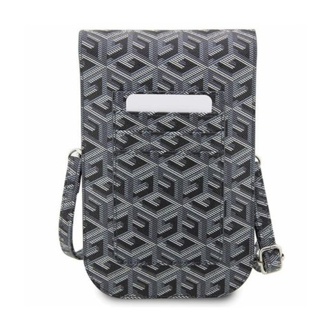 Guess GCube Stripe Phone Bag - Torba z przegrodą na smartfona (czarny) Guess GCube Stripe Phone Bag - Torba z przegrodą na smartfona (czarny)