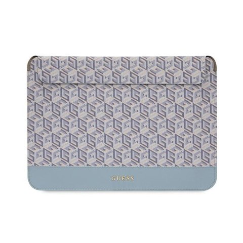 Guess GCube Stripes Computer Sleeve - Etui na notebooka 16" (niebieski) Guess GCube Stripes Computer Sleeve - Etui na notebooka 16" (niebieski)