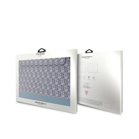 Guess GCube Stripes Computer Sleeve - Etui na notebooka 16" (niebieski) Guess GCube Stripes Computer Sleeve - Etui na notebooka 16" (niebieski)