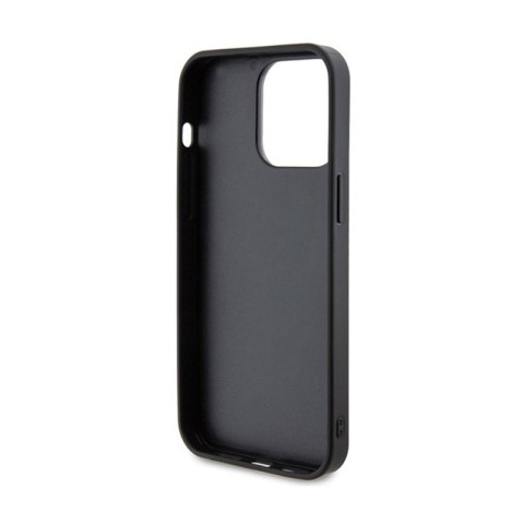 Guess Rhinestone Metal Logo - Etui iPhone 15 Pro (różowy) Guess Rhinestone Metal Logo - Etui iPhone 15 Pro (różowy)