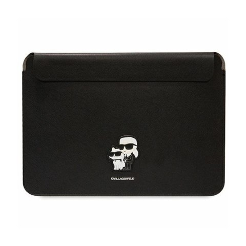 Karl Lagerfeld NFT Saffiano Karl & Choupette Sleeve - Etui na notebook 16" (Czarny) Karl Lagerfeld NFT Saffiano Karl & Choupette Sleeve - Etui na notebook 16" (Czarny)