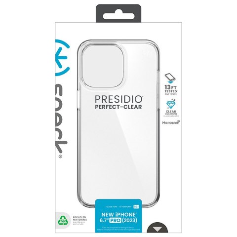 Speck Presidio Perfect-Clear - Etui iPhone 15 Pro Max (Clear) Speck Presidio Perfect-Clear - Etui iPhone 15 Pro Max (Clear)