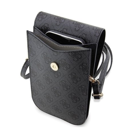 Guess 4G Stripes - Torebka crossbody na telefon (czarny) Guess 4G Stripes - Torebka crossbody na telefon (czarny)