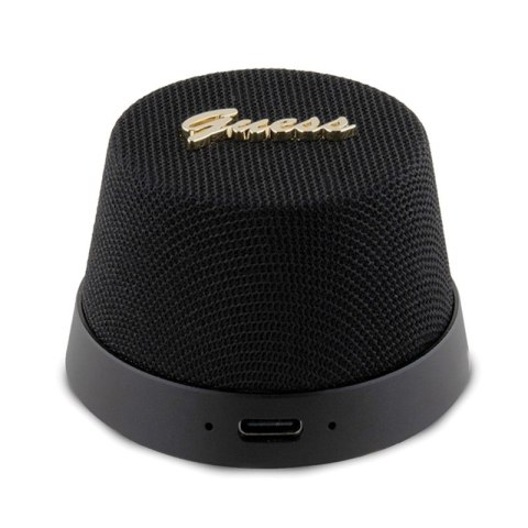 Guess Magnetic Script Metal Logo - Głośnik Bluetooth V5.3 (czarny) Guess Magnetic Script Metal Logo - Głośnik Bluetooth V5.3 (czarny)