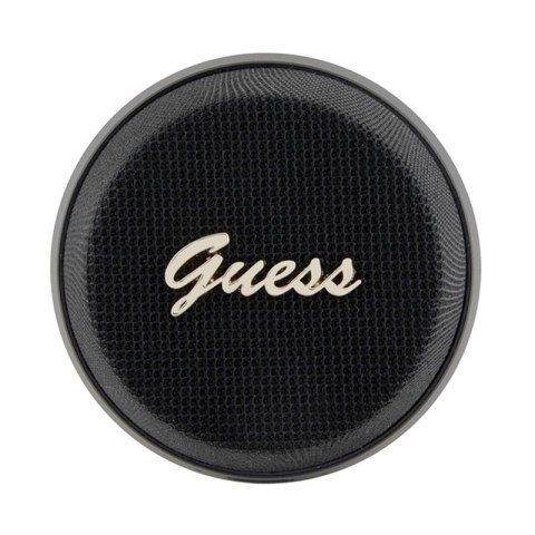 Guess Magnetic Script Metal Logo - Głośnik Bluetooth V5.3 (czarny) Guess Magnetic Script Metal Logo - Głośnik Bluetooth V5.3 (czarny)