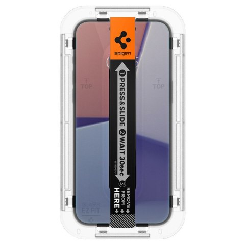 Spigen GLAS.TR EZ FIT Privacy 2-Pack - Szkło hartowane z filtrem prywatyzującym do iPhone 15 Plus / 16 Plus 2 szt Spigen GLAS.TR EZ FIT Privacy 2-Pack - Szkło hartowane z filtrem prywatyzującym do iPhone 15 Plus / 16 Plus 2 szt