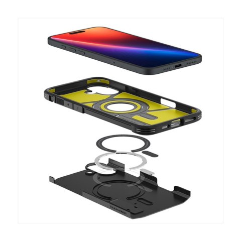 Spigen Tough Armor Mag MagSafe - Etui do iPhone 16 Plus (Czarny) Spigen Tough Armor Mag MagSafe - Etui do iPhone 16 Plus (Czarny)