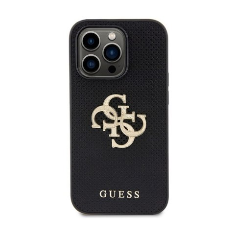 Guess 4G Strass Metal Logo - Etui iPhone 15 Pro Max (srebrny) Guess 4G Strass Metal Logo - Etui iPhone 15 Pro Max (srebrny)