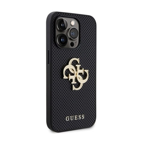 Guess 4G Strass Metal Logo - Etui iPhone 15 Pro Max (srebrny) Guess 4G Strass Metal Logo - Etui iPhone 15 Pro Max (srebrny)