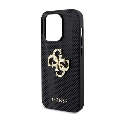 Guess 4G Strass Metal Logo - Etui iPhone 15 Pro Max (srebrny) Guess 4G Strass Metal Logo - Etui iPhone 15 Pro Max (srebrny)