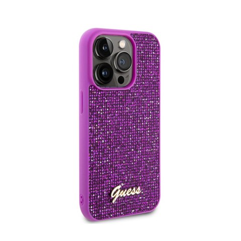 Guess Disco Metal Script - Etui iPhone 15 Pro (fuksja) Guess Disco Metal Script - Etui iPhone 15 Pro (fuksja)