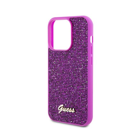 Guess Disco Metal Script - Etui iPhone 15 Pro (fuksja) Guess Disco Metal Script - Etui iPhone 15 Pro (fuksja)