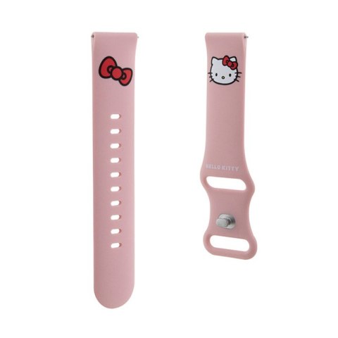 Hello Kitty Silicone Kitty Head - Pasek uniwersalny do smartwatcha 20 mm (różowy) Hello Kitty Silicone Kitty Head - Pasek uniwersalny do smartwatcha 20 mm (różowy)