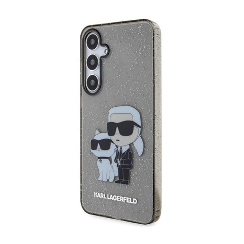 Karl Lagerfeld IML Glitter Karl & Choupette - Etui Samsung Galaxy S24 (czarny) Karl Lagerfeld IML Glitter Karl & Choupette - Etui Samsung Galaxy S24 (czarny)