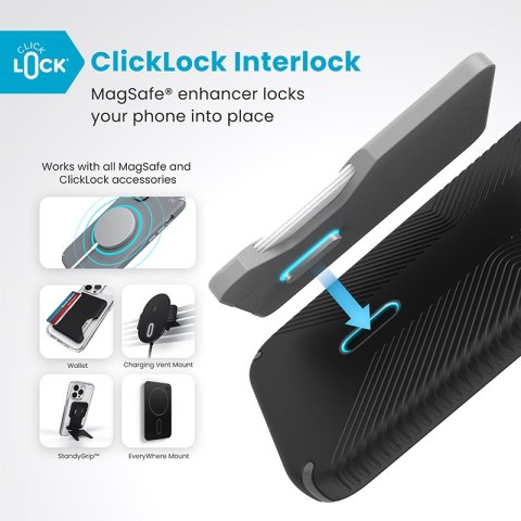 Speck Presidio2 Grip ClickLock & MagSafe - Etui iPhone 16 Plus (Black / Slate Grey / White) Speck Presidio2 Grip ClickLock & MagSafe - Etui iPhone 16 Plus (Black / Slate Grey / White)