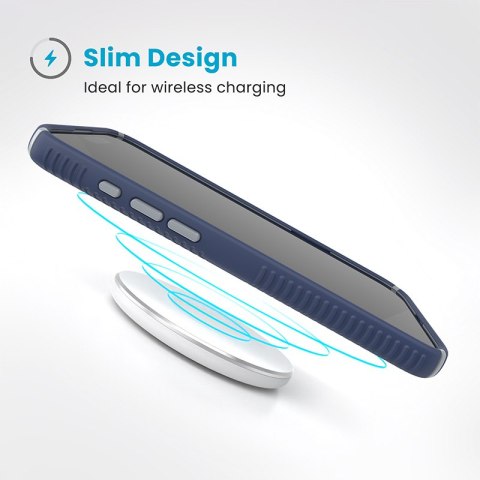 Speck Presidio2 Grip - Etui iPhone 16 Pro Max (Coastal Blue / Dust Grey / White) Speck Presidio2 Grip - Etui iPhone 16 Pro Max (Coastal Blue / Dust Grey / White)