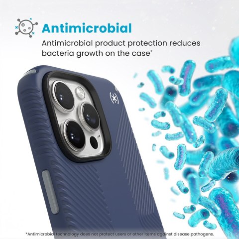 Speck Presidio2 Grip - Etui iPhone 16 Pro Max (Coastal Blue / Dust Grey / White) Speck Presidio2 Grip - Etui iPhone 16 Pro Max (Coastal Blue / Dust Grey / White)