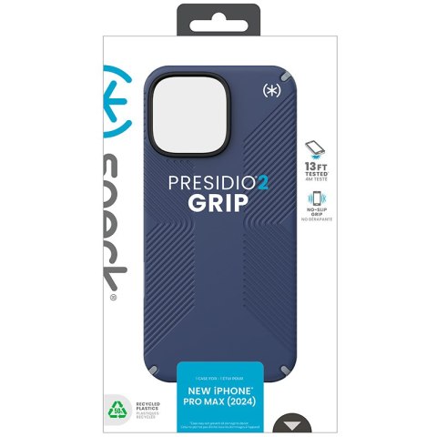 Speck Presidio2 Grip - Etui iPhone 16 Pro Max (Coastal Blue / Dust Grey / White) Speck Presidio2 Grip - Etui iPhone 16 Pro Max (Coastal Blue / Dust Grey / White)