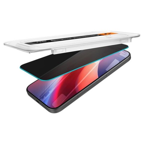 Spigen GLAS.TR EZ FIT Privacy 2-Pack - Szkło hartowane z filtrem prywatyzującym do iPhone 16 Pro 2 szt Spigen GLAS.TR EZ FIT Privacy 2-Pack - Szkło hartowane z filtrem prywatyzującym do iPhone 16 Pro 2 szt
