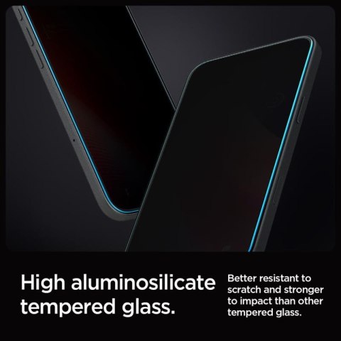 Spigen GLAS.TR EZ FIT Privacy 2-Pack - Szkło hartowane z filtrem prywatyzującym do iPhone 16 Pro 2 szt Spigen GLAS.TR EZ FIT Privacy 2-Pack - Szkło hartowane z filtrem prywatyzującym do iPhone 16 Pro 2 szt