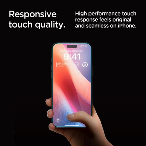 Spigen GLAS.TR EZ FIT Privacy 2-Pack - Szkło hartowane z filtrem prywatyzującym do iPhone 16 Pro 2 szt Spigen GLAS.TR EZ FIT Privacy 2-Pack - Szkło hartowane z filtrem prywatyzującym do iPhone 16 Pro 2 szt