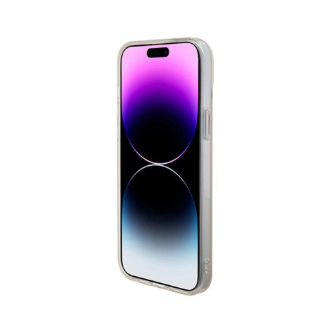 Guess IML Iridescent MagSafe - Etui iPhone 15 Pro Max (różowy) Guess IML Iridescent MagSafe - Etui iPhone 15 Pro Max (różowy)