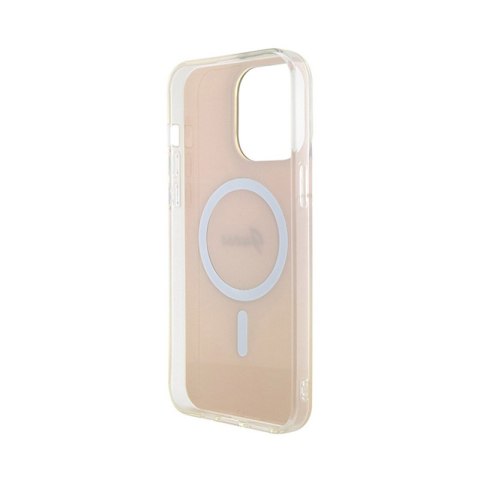Guess IML Iridescent MagSafe - Etui iPhone 15 Pro Max (różowy) Guess IML Iridescent MagSafe - Etui iPhone 15 Pro Max (różowy)