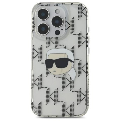 Karl Lagerfeld IML Karl Head Electroplated - Etui iPhone 16 Pro (przezroczysty) Karl Lagerfeld IML Karl Head Electroplated - Etui iPhone 16 Pro (przezroczysty)