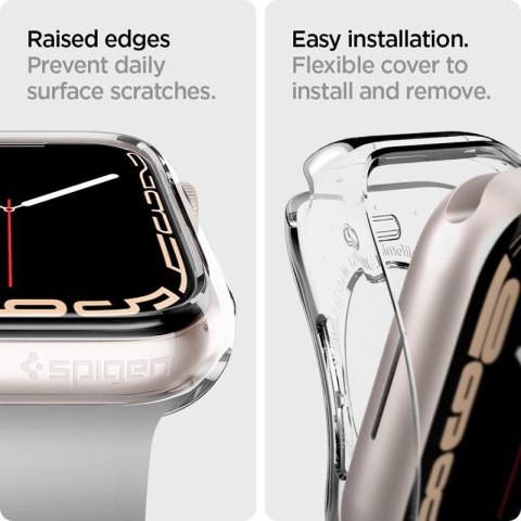Spigen Liquid Crystal - Obudowa do Apple Watch 41 mm (Przezroczysty) Spigen Liquid Crystal - Obudowa do Apple Watch 41 mm (Przezroczysty)