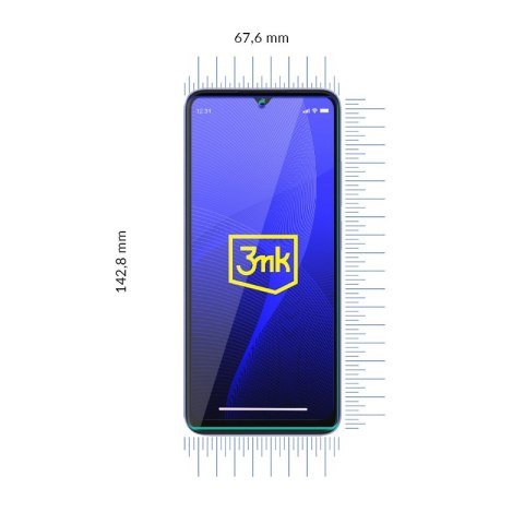3mk FlexibleGlass - Szkło hybrydowe do Xioami Redmi 12C 3mk FlexibleGlass - Szkło hybrydowe do Xioami Redmi 12C