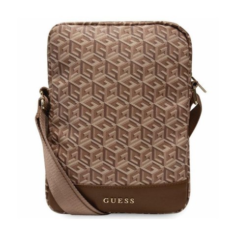 Guess GCube Stripe Tablet Bag - Torba na tablet 10" (Brązowy) Guess GCube Stripe Tablet Bag - Torba na tablet 10" (Brązowy)